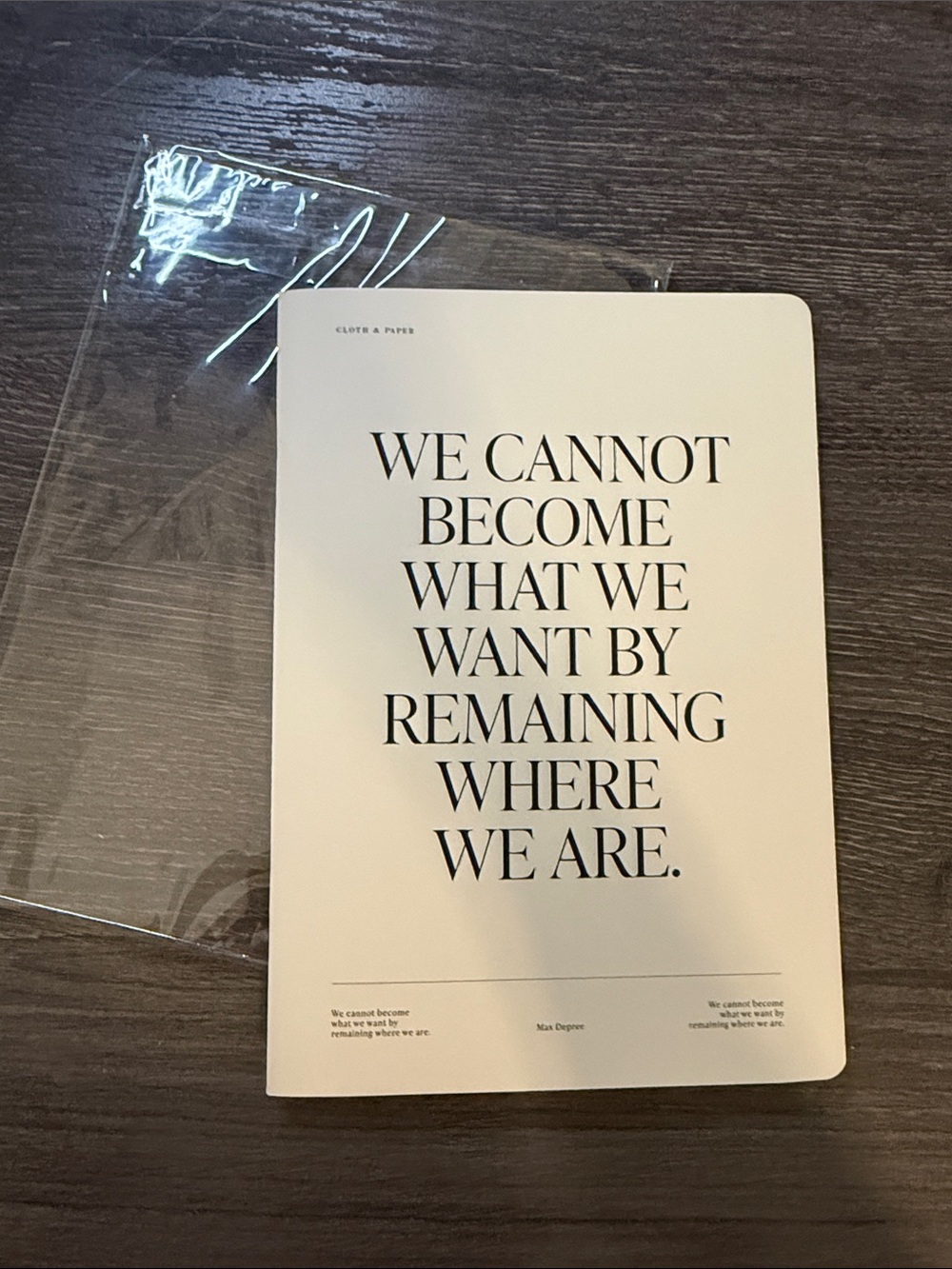 Cloth & Paper Goal Mapping Notebook